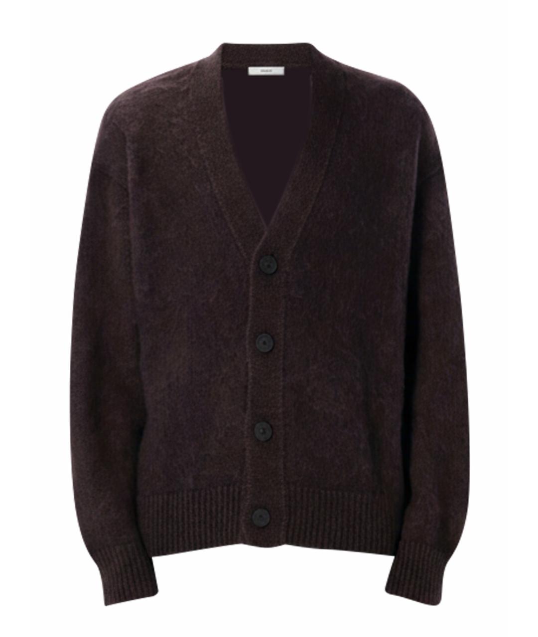 STUDIO NICHOLSON Коричневый полиамидовый кардиган, фото 1