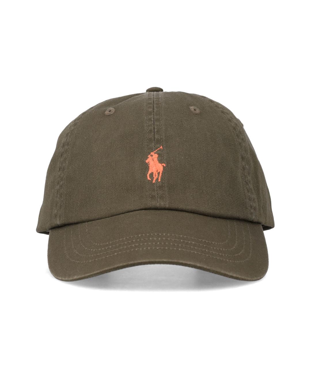 POLO RALPH LAUREN Зеленая хлопковая кепка/бейсболка, фото 3
