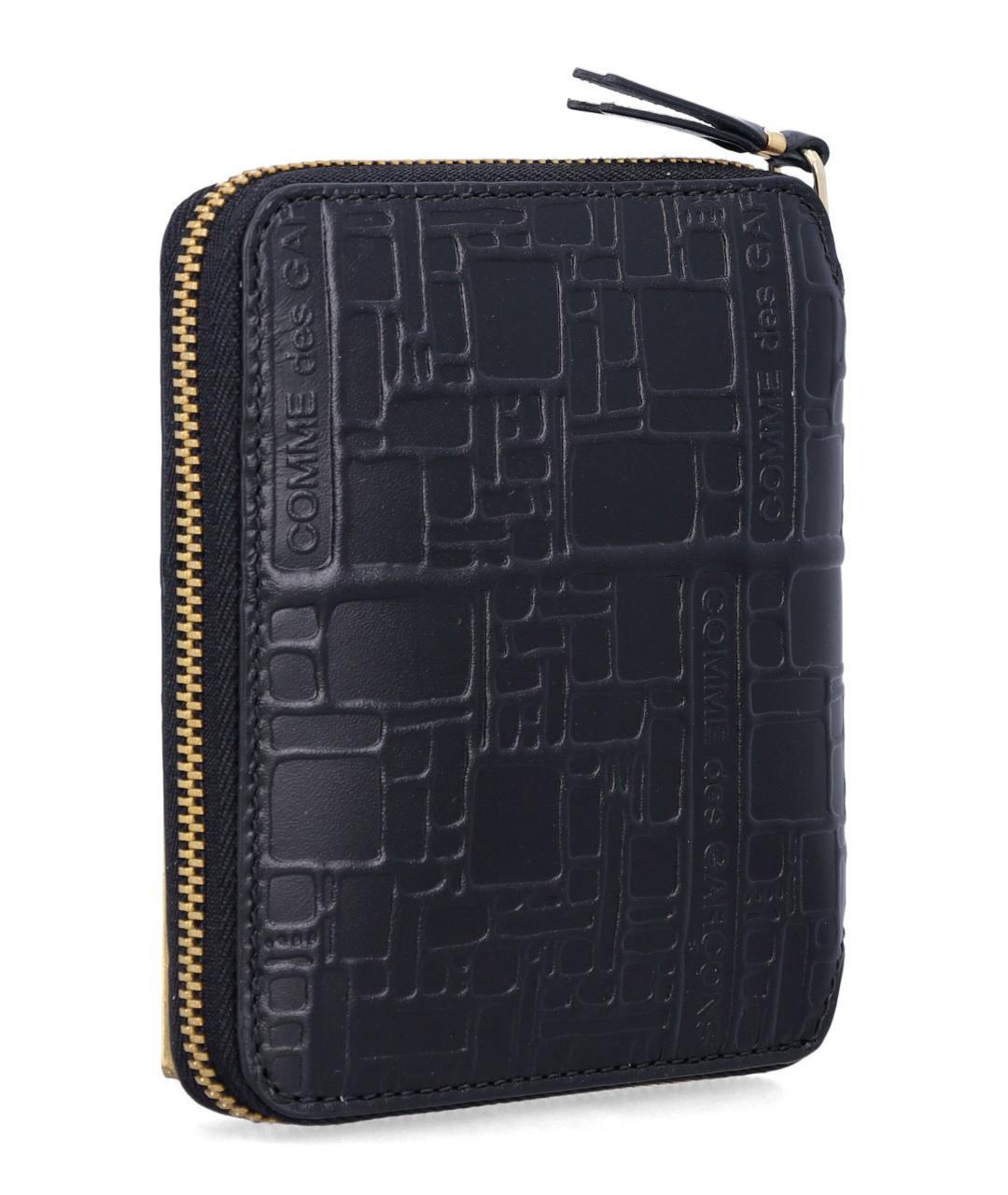 COMME DES GARÇONS WALLET Черный кожаный кошелек, фото 2