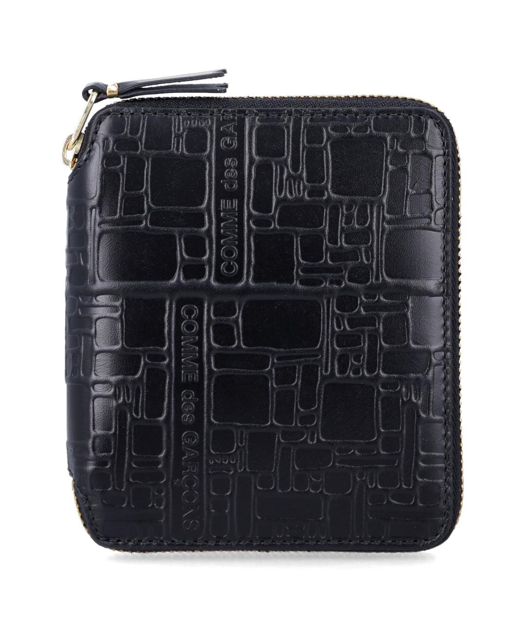 COMME DES GARÇONS WALLET Черный кожаный кошелек, фото 1