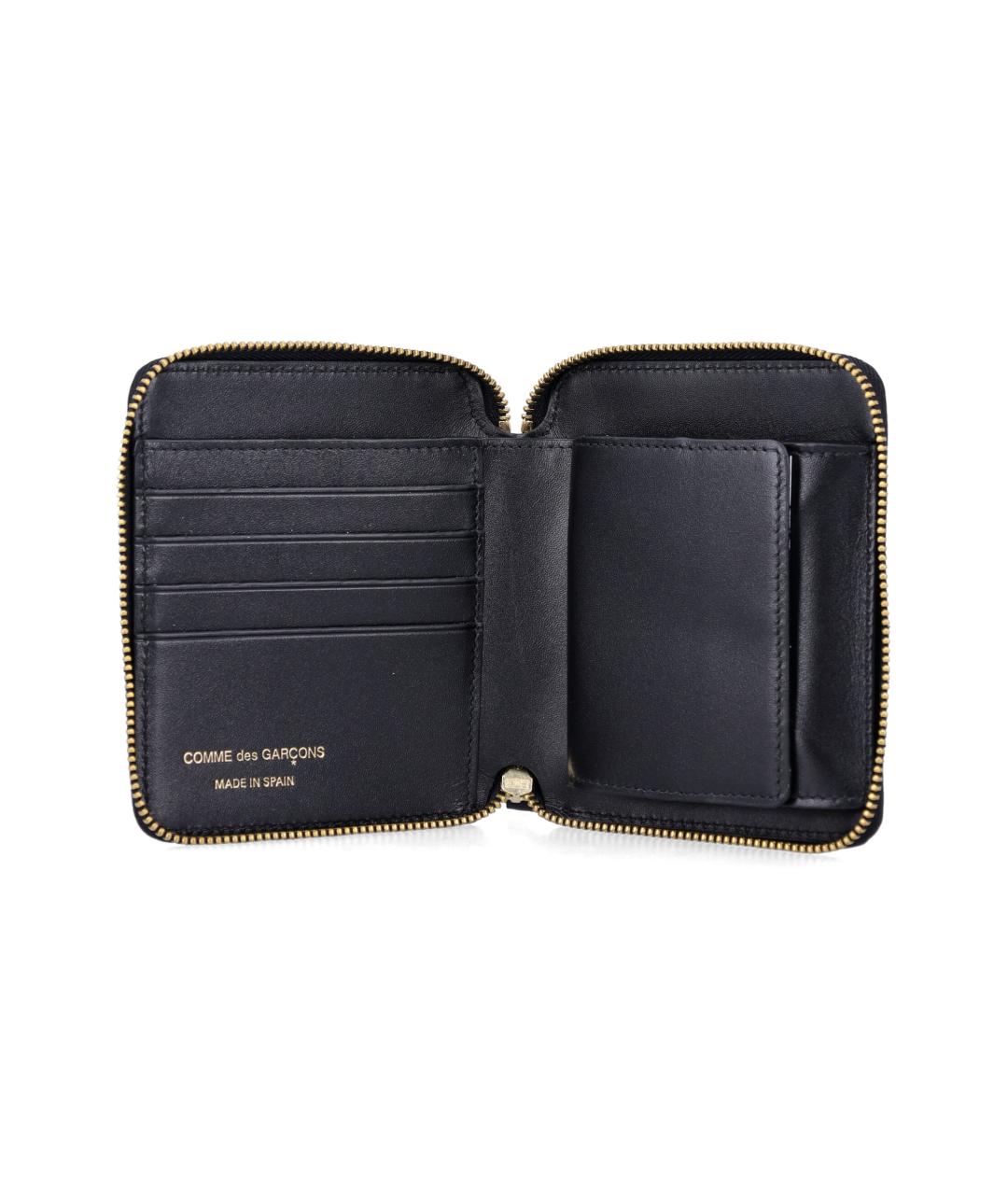 COMME DES GARÇONS WALLET Черный кожаный кошелек, фото 3