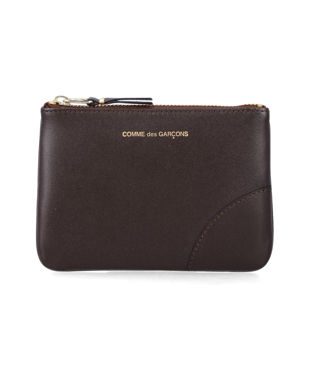 COMME DES GARÇONS WALLET Коричневый кожаный кошелек, фото 1