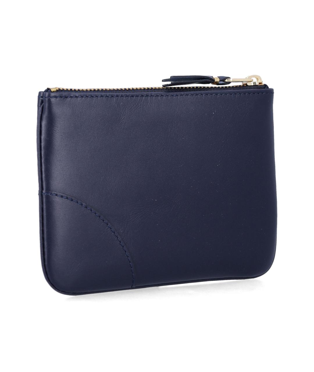 COMME DES GARÇONS WALLET Синий кожаный кошелек, фото 2