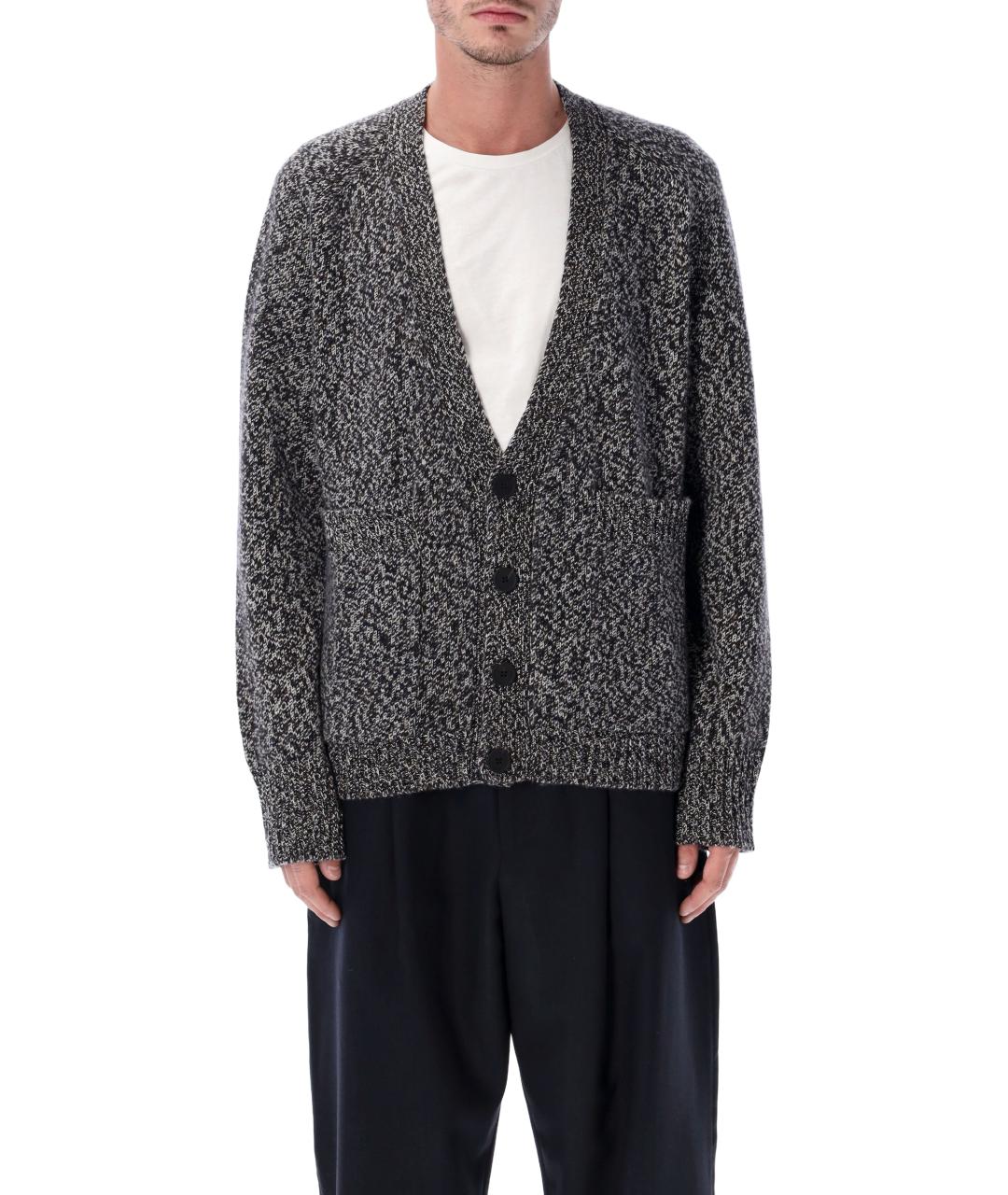 STUDIO NICHOLSON Серый шерстяной кардиган, фото 4