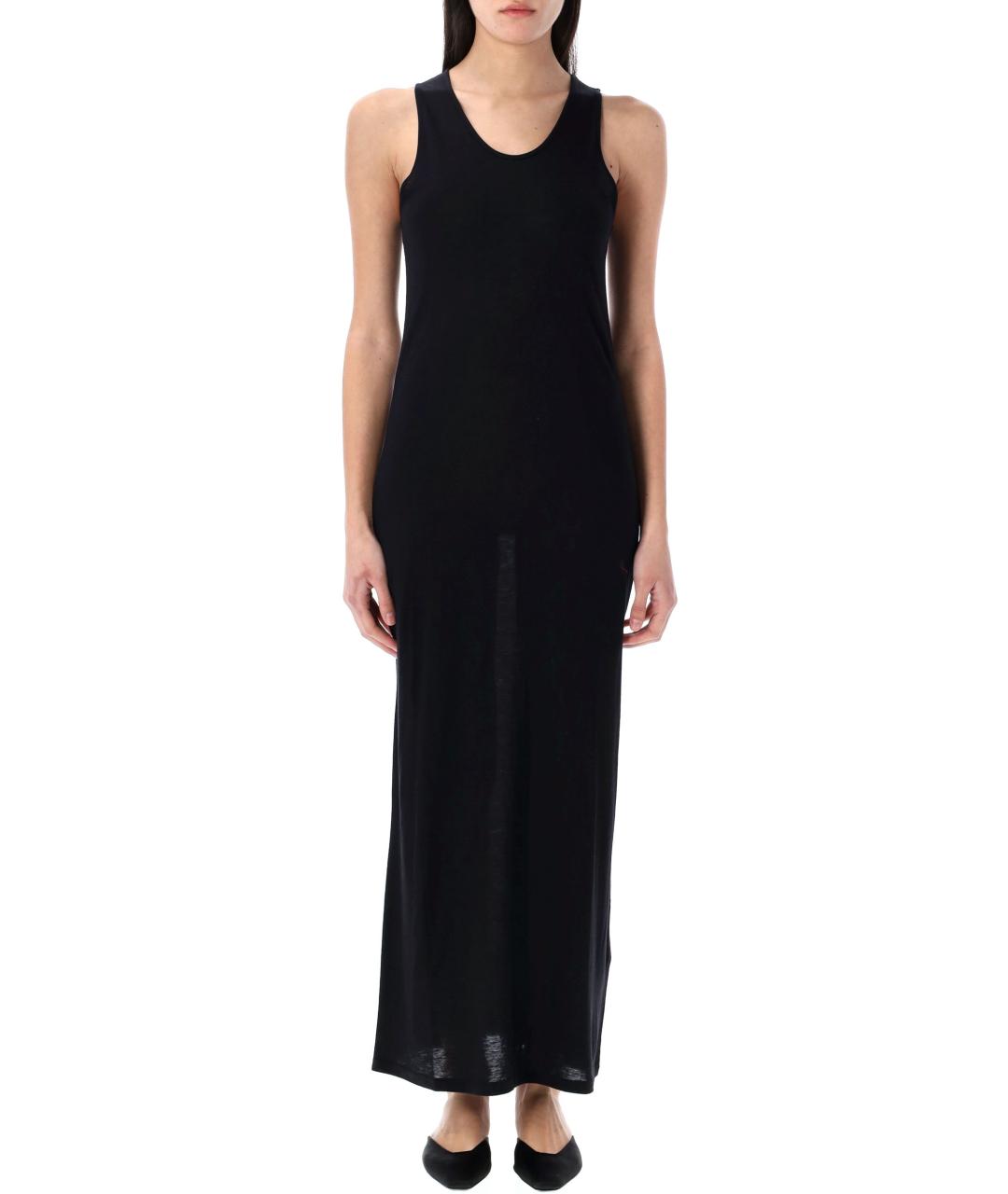 LOULOU STUDIO Черное вискозное платье, фото 2