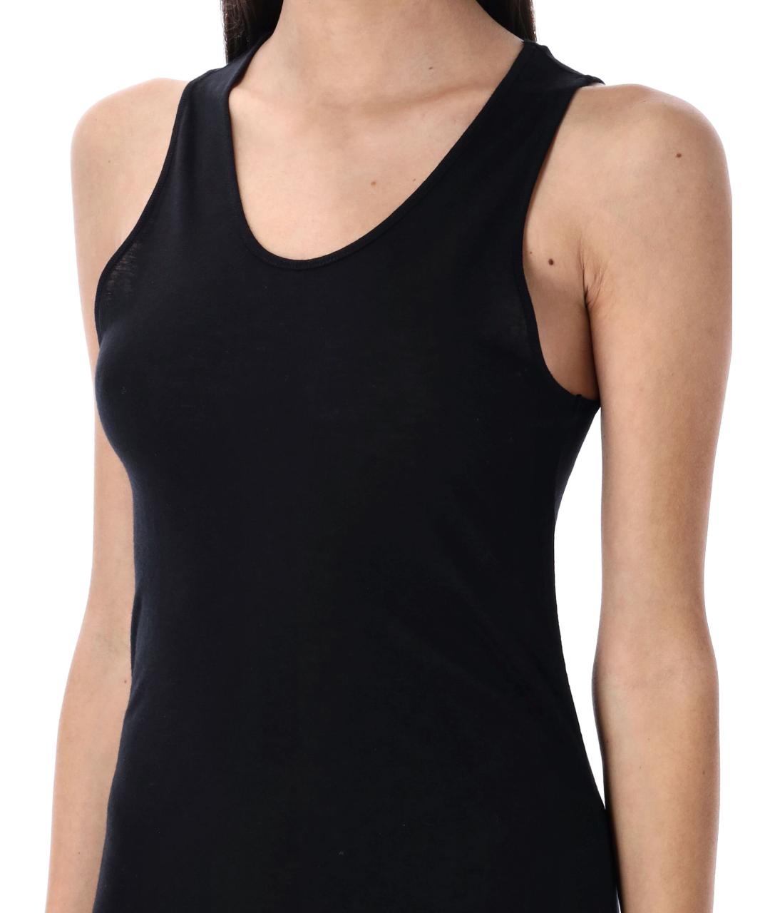 LOULOU STUDIO Черное вискозное платье, фото 4