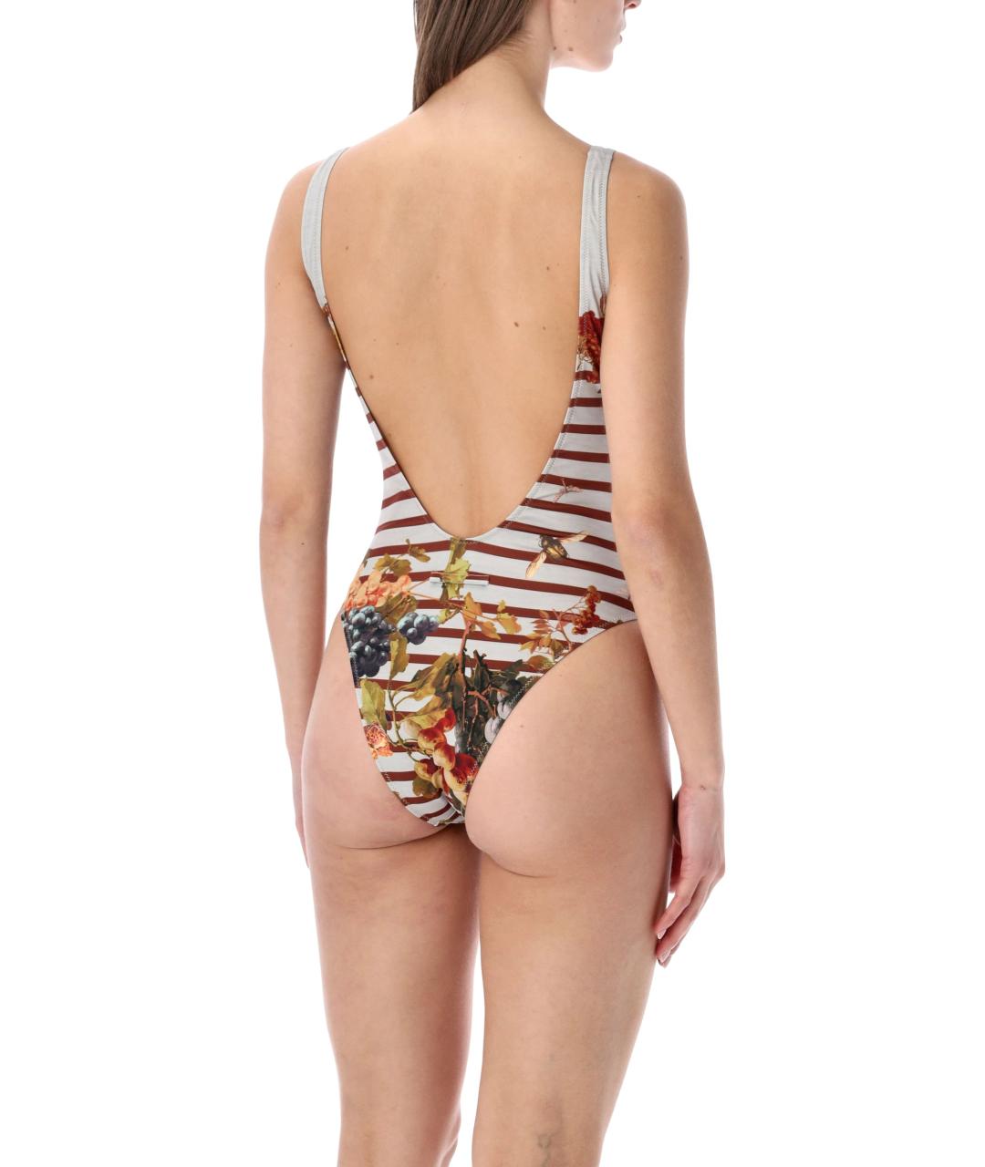 JEAN PAUL GAULTIER Мульти полиэстеровый купальник, фото 2