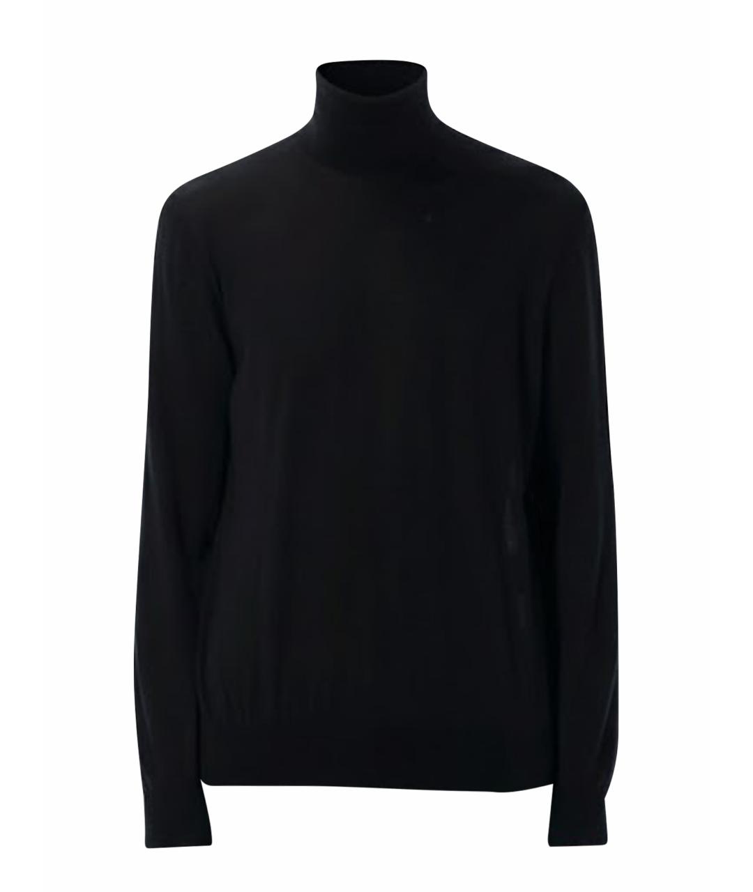 SAINT LAURENT Черный шерстяной джемпер / свитер, фото 1