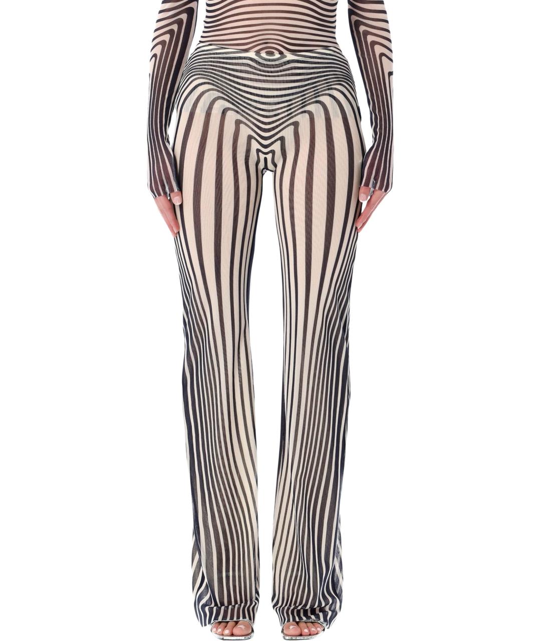 JEAN PAUL GAULTIER Мульти полиамидовые прямые брюки, фото 2