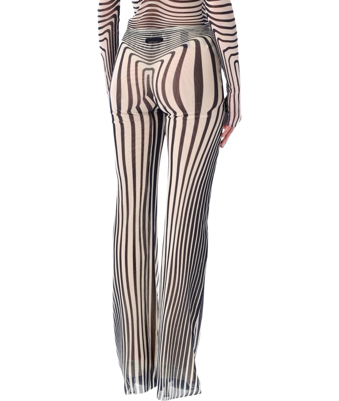 JEAN PAUL GAULTIER Мульти полиамидовые прямые брюки, фото 3