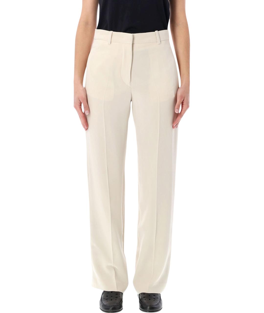 ISABEL MARANT Бежевые прямые брюки, фото 4