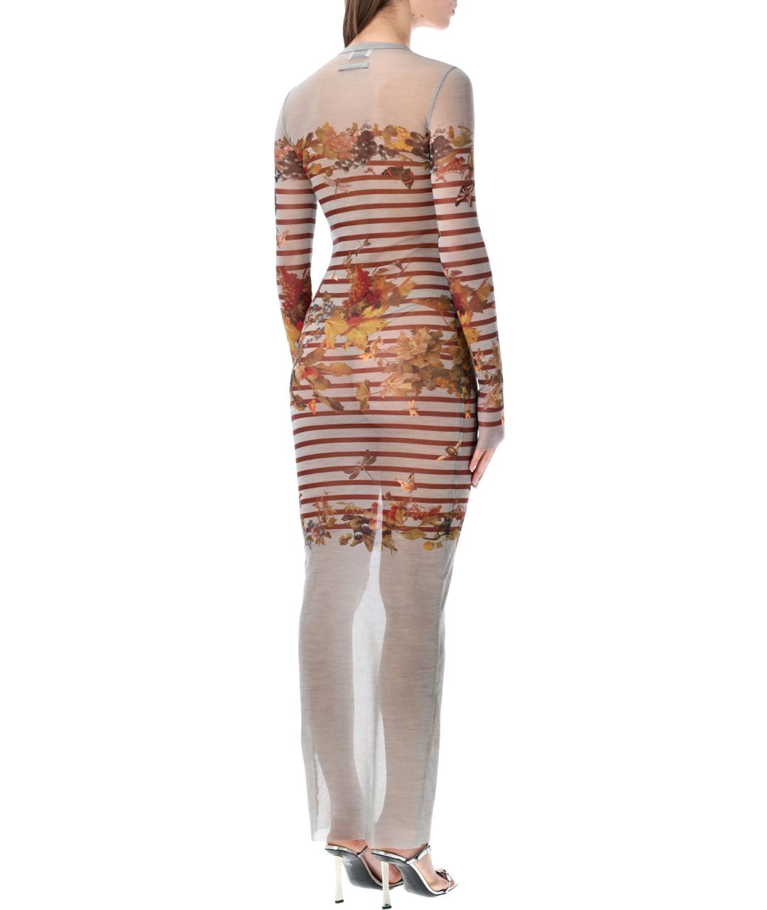 JEAN PAUL GAULTIER Мульти полиамидовое платье, фото 2