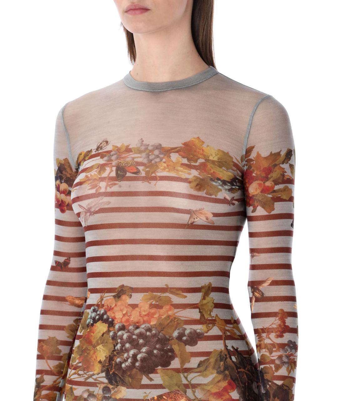 JEAN PAUL GAULTIER Мульти полиамидовое платье, фото 3