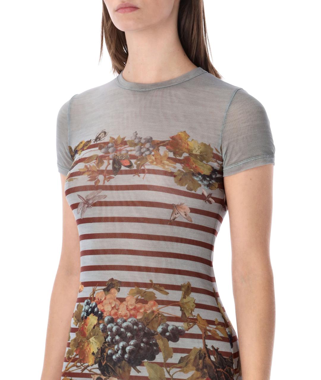 JEAN PAUL GAULTIER Мульти полиамидовое платье, фото 4