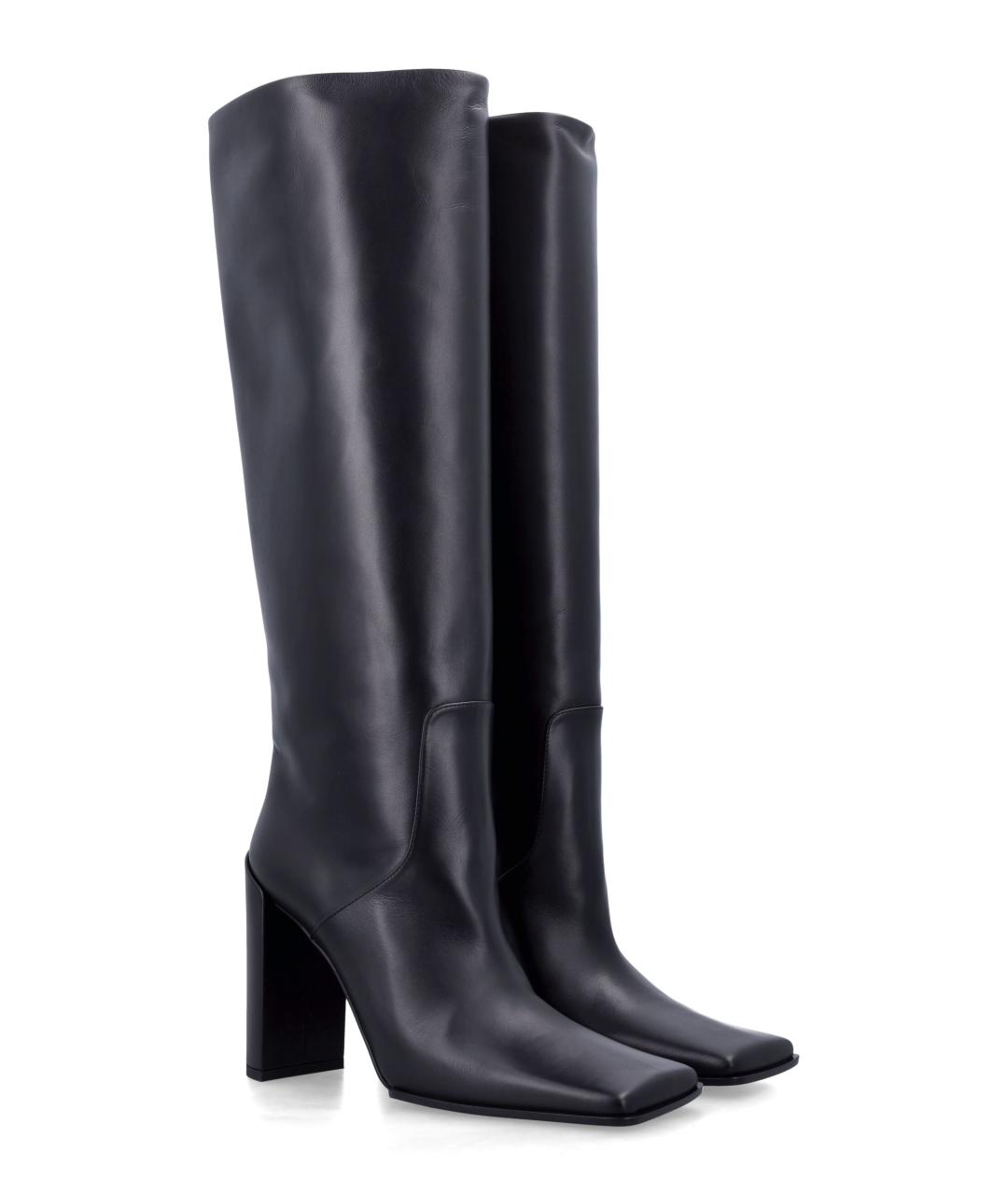 ALAIA Черные кожаные сапоги, фото 2