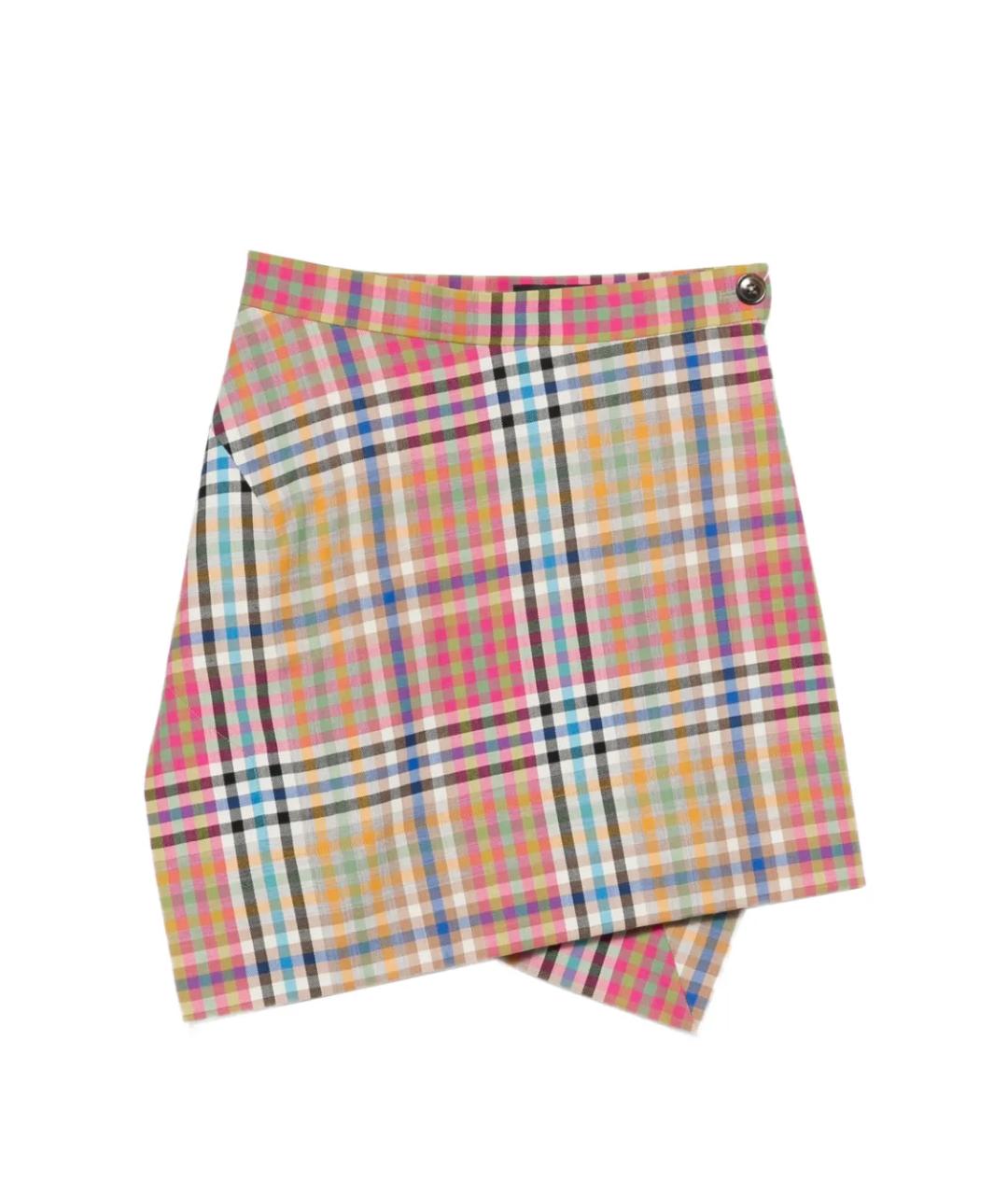 VIVIENNE WESTWOOD Мульти шерстяная юбка мини, фото 1