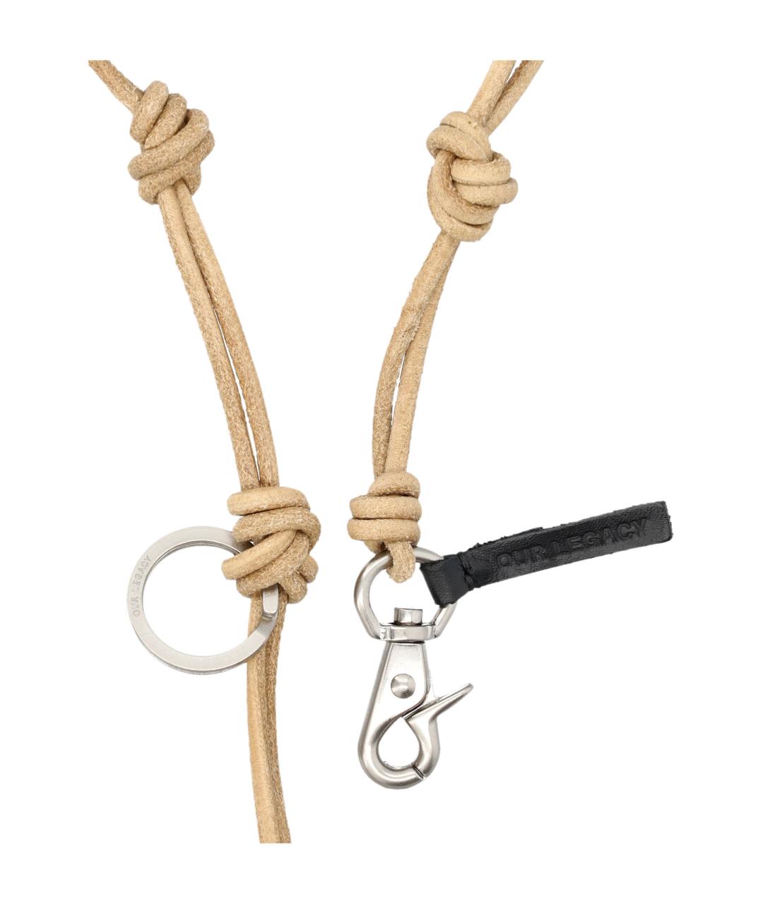 OUR LEGACY Бежевый брелок, фото 2