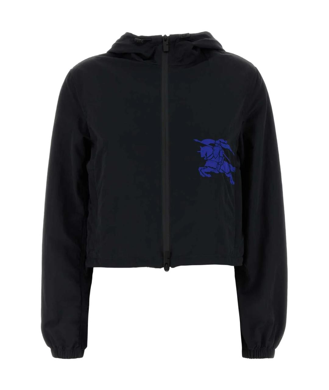 BURBERRY Черная полиамидовая куртка, фото 1