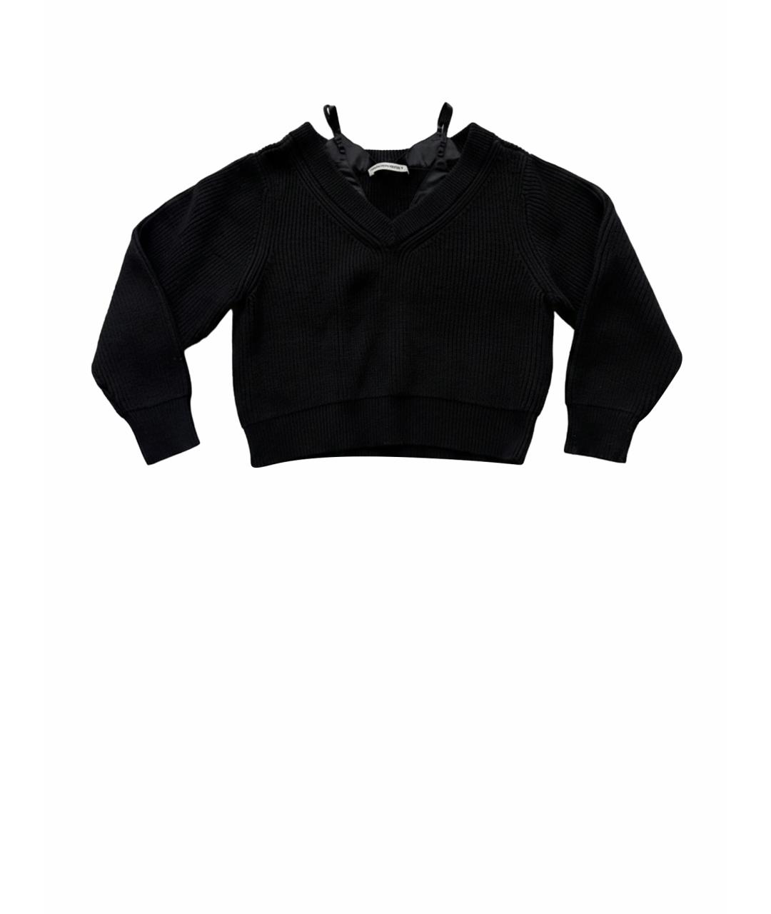 ALEXANDER WANG Черный кашемировый джемпер / свитер, фото 1