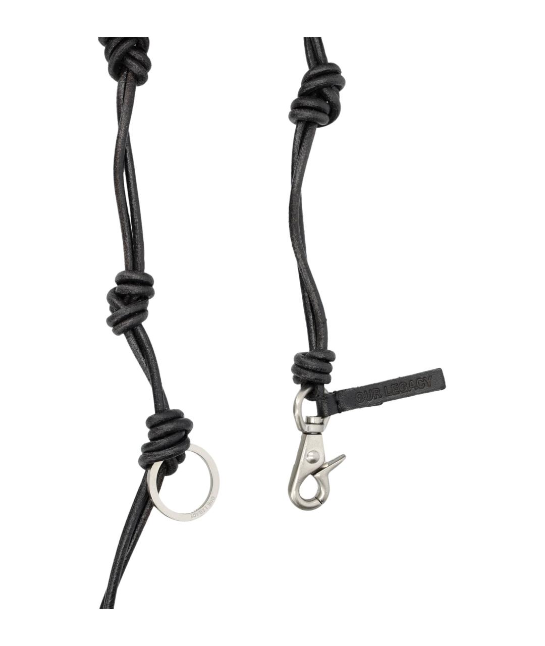 OUR LEGACY Черный брелок, фото 2