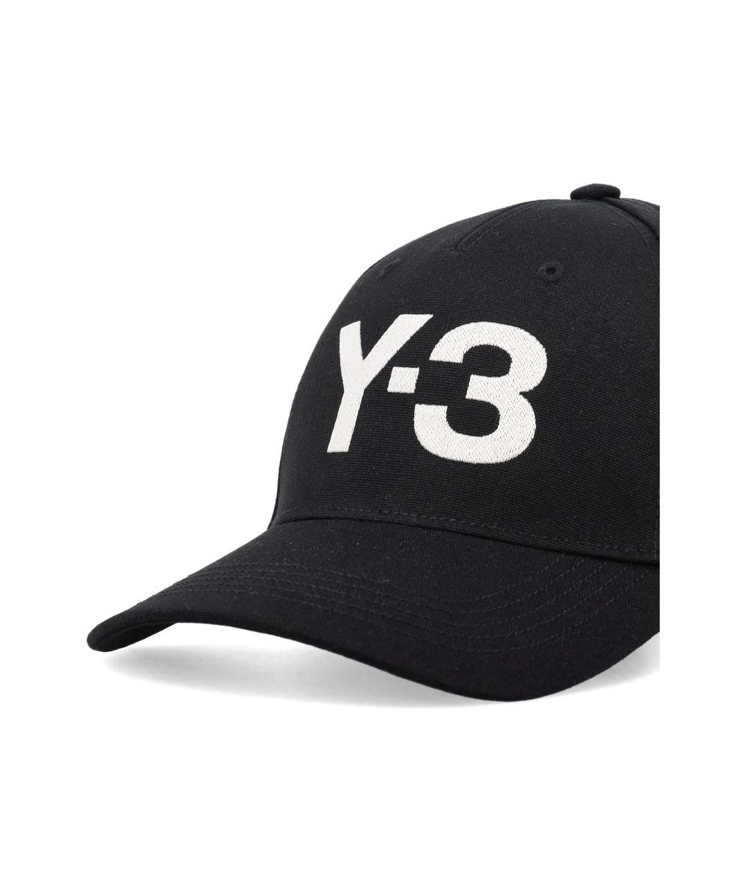 Y-3 Черная хлопковая кепка, фото 2
