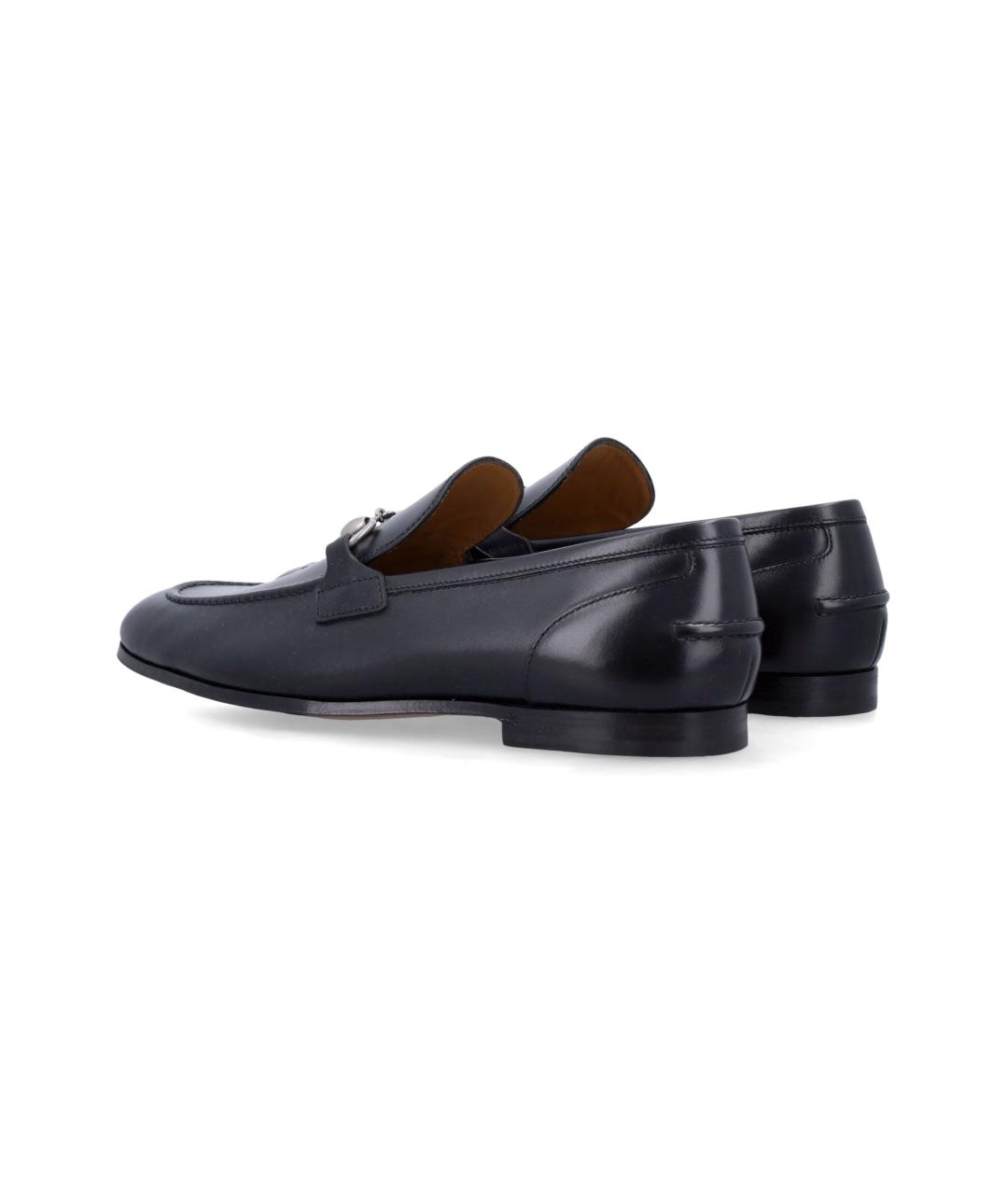 GUCCI Черные кожаные лоферы, фото 4