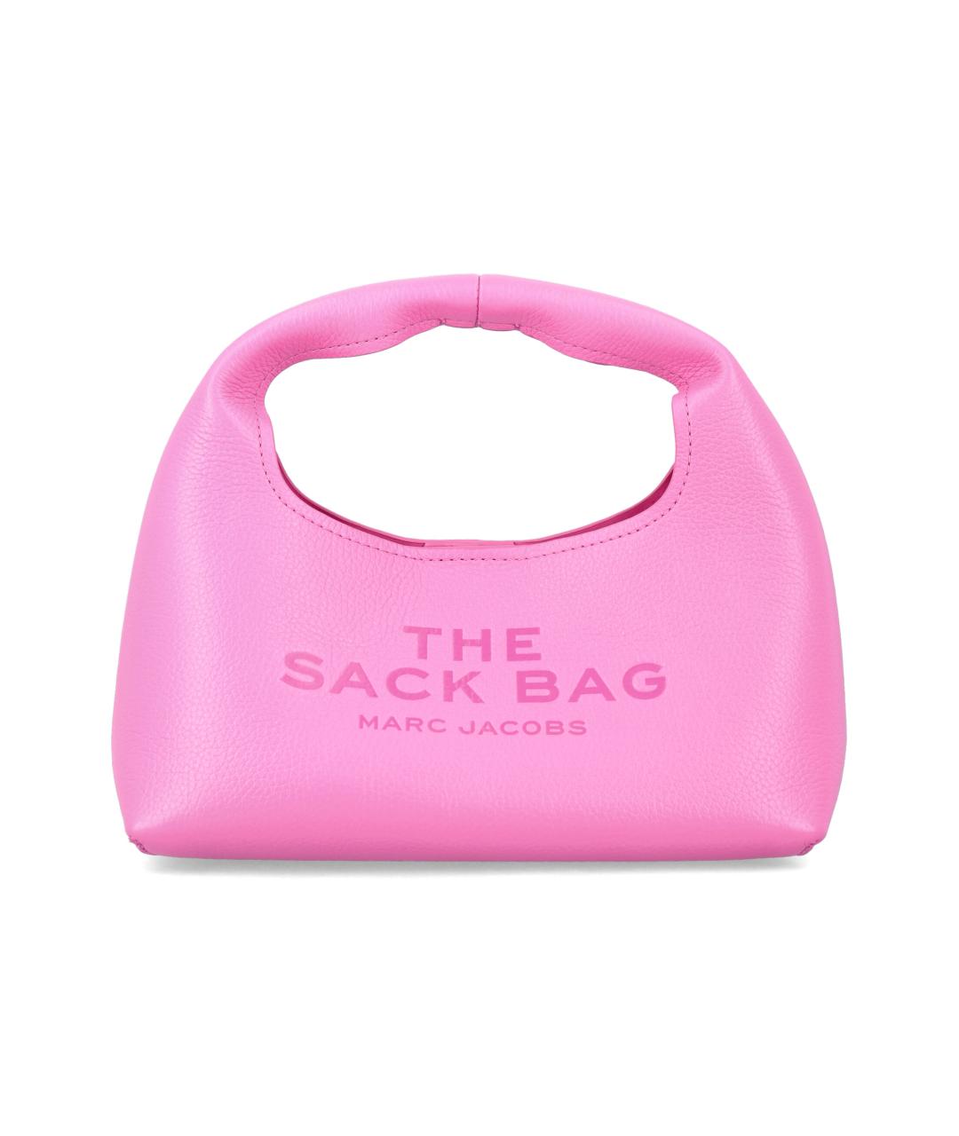 MARC JACOBS Розовая кожаная сумка с короткими ручками, фото 1