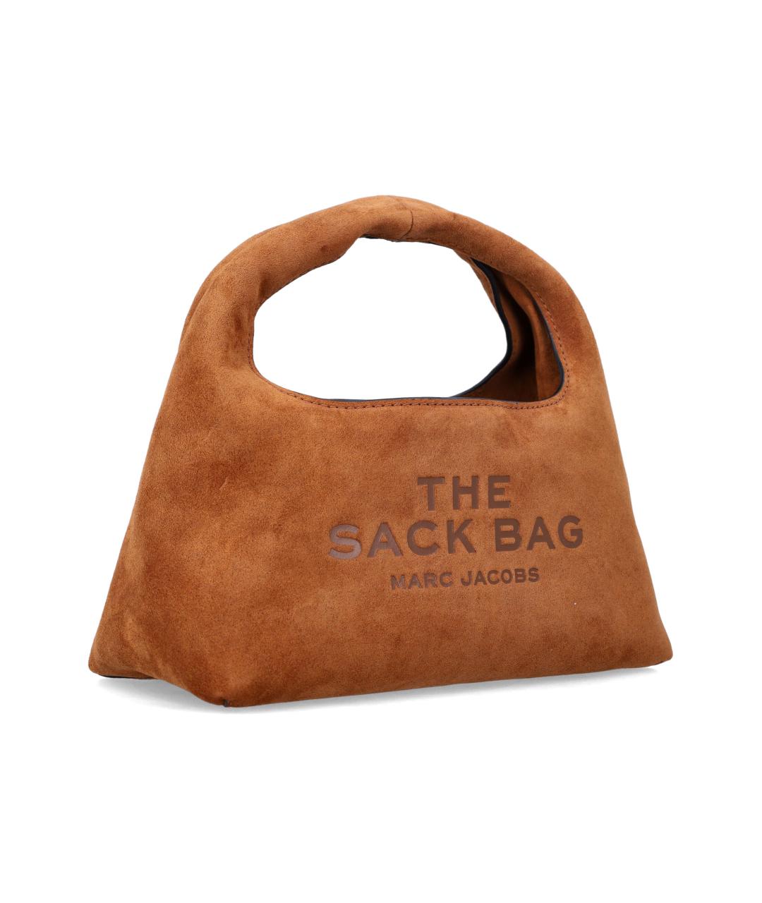 MARC JACOBS Коричневая замшевая сумка с короткими ручками, фото 2