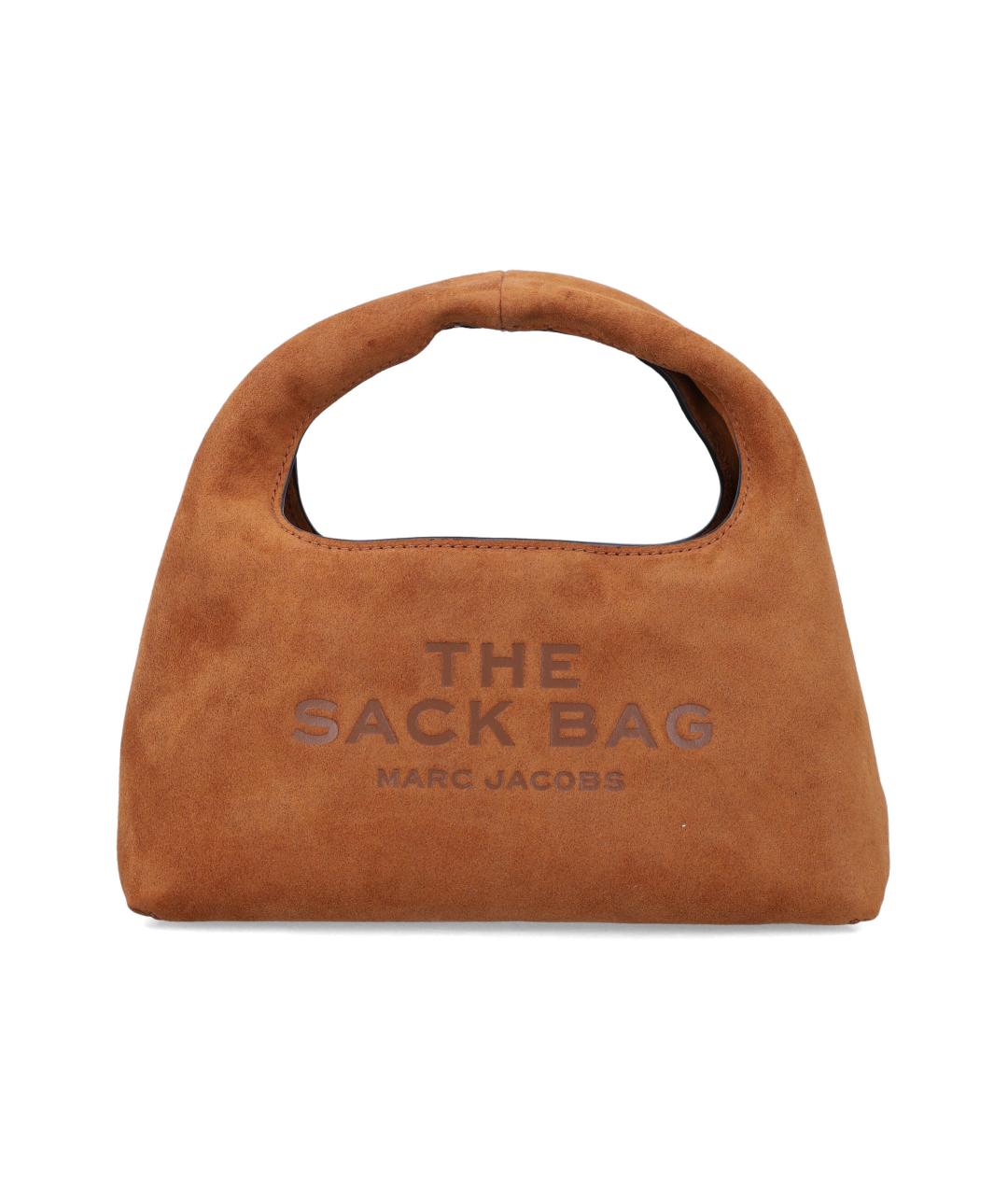 MARC JACOBS Коричневая замшевая сумка с короткими ручками, фото 1