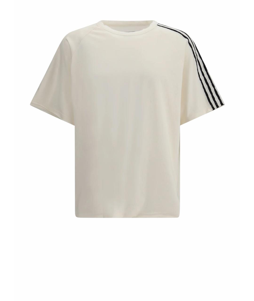 Y-3 Белая хлопковая футболка, фото 1