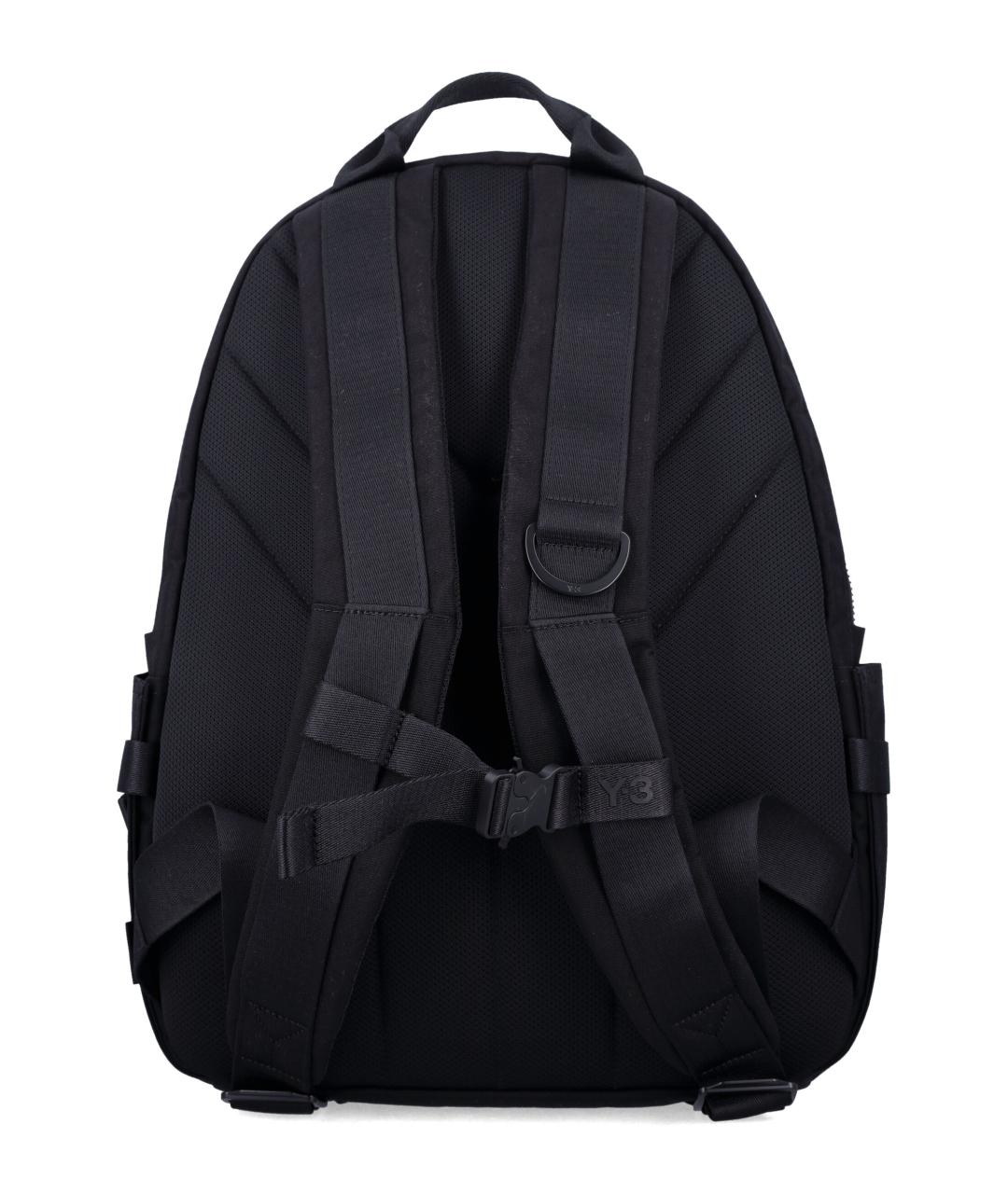 Y-3 Черный синтетический рюкзак, фото 3