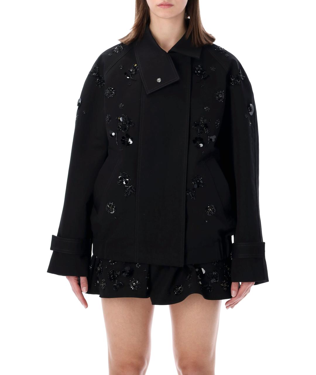 GOLDEN GOOSE DELUXE BRAND Черная хлопковая куртка, фото 2