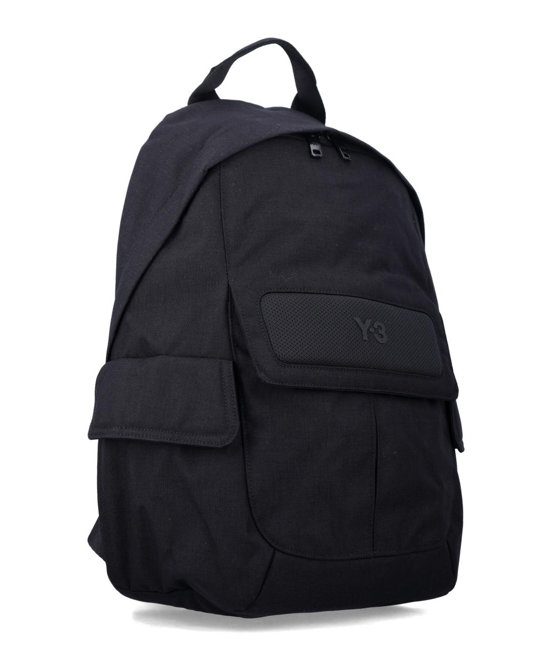 Y-3 Черный синтетический рюкзак, фото 2