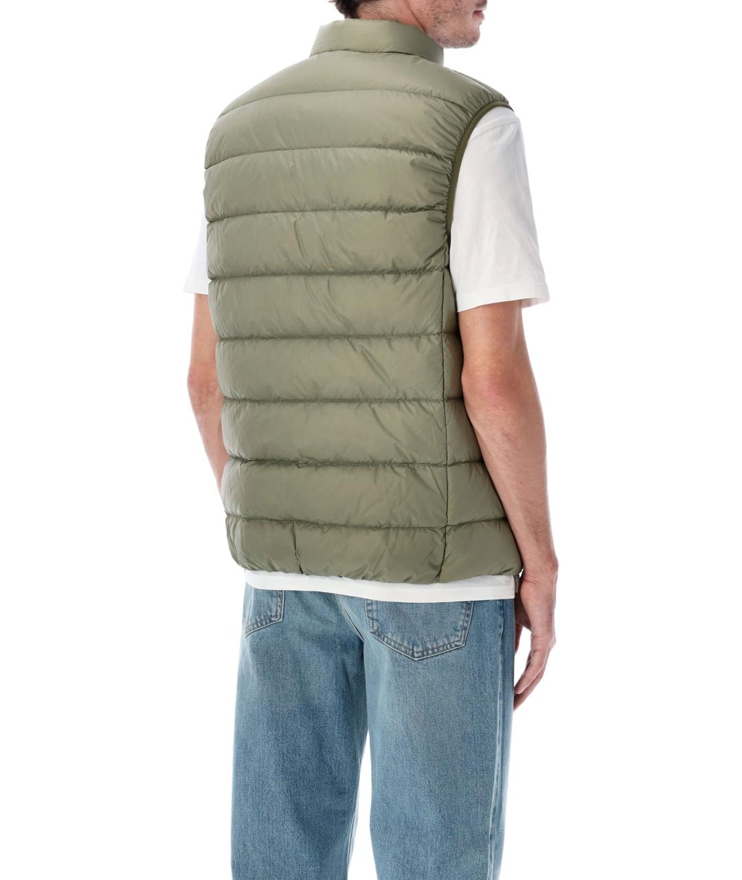 PYRENEX Зеленый полиамидовый жилет, фото 2