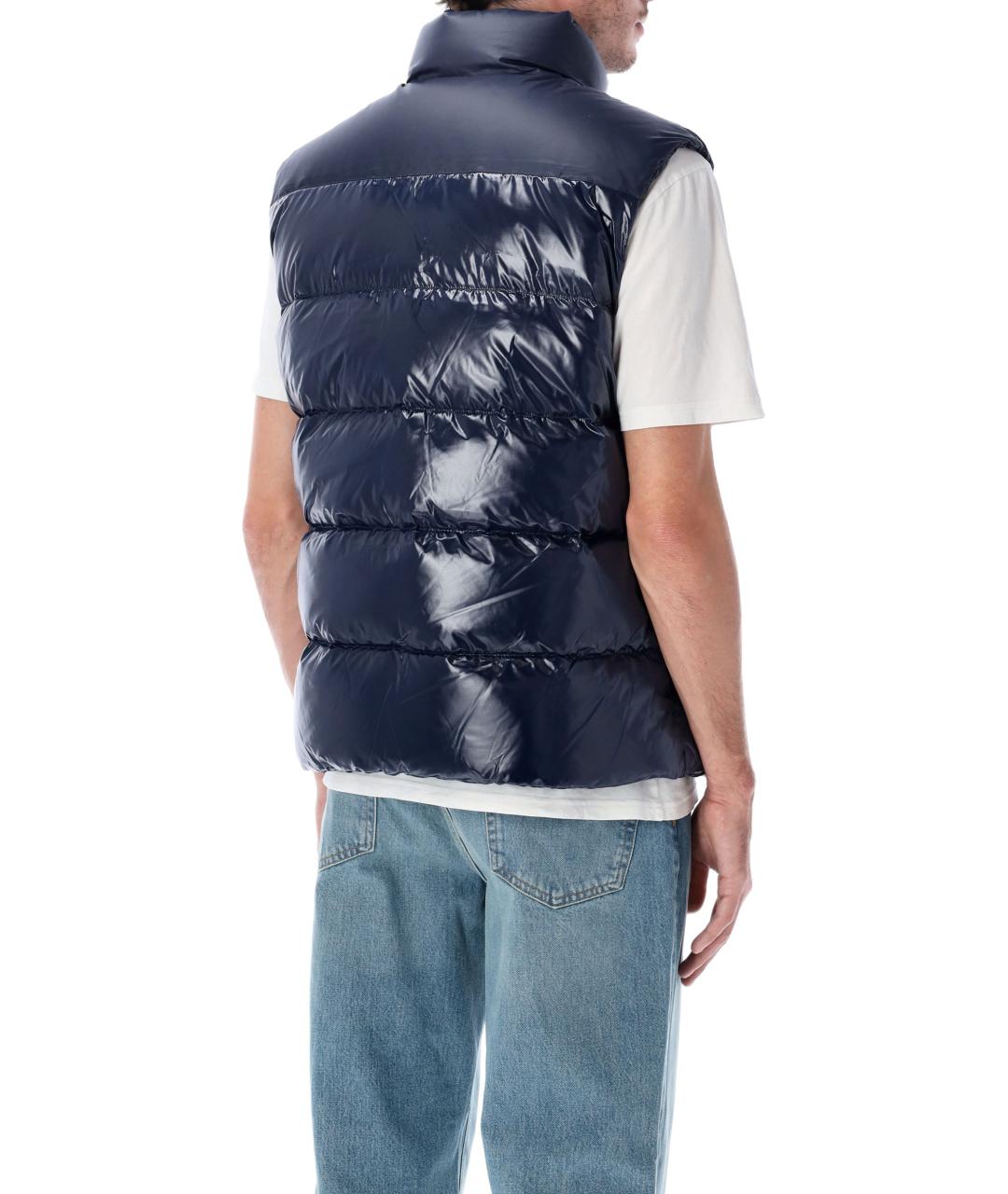 PYRENEX Синий полиамидовый жилет, фото 2