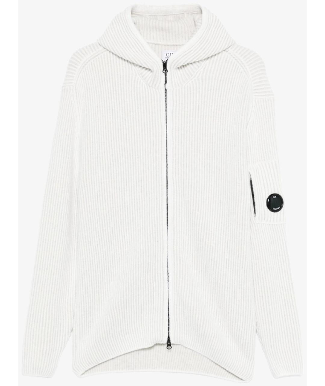 CP COMPANY Белый полиамидовый кардиган, фото 1