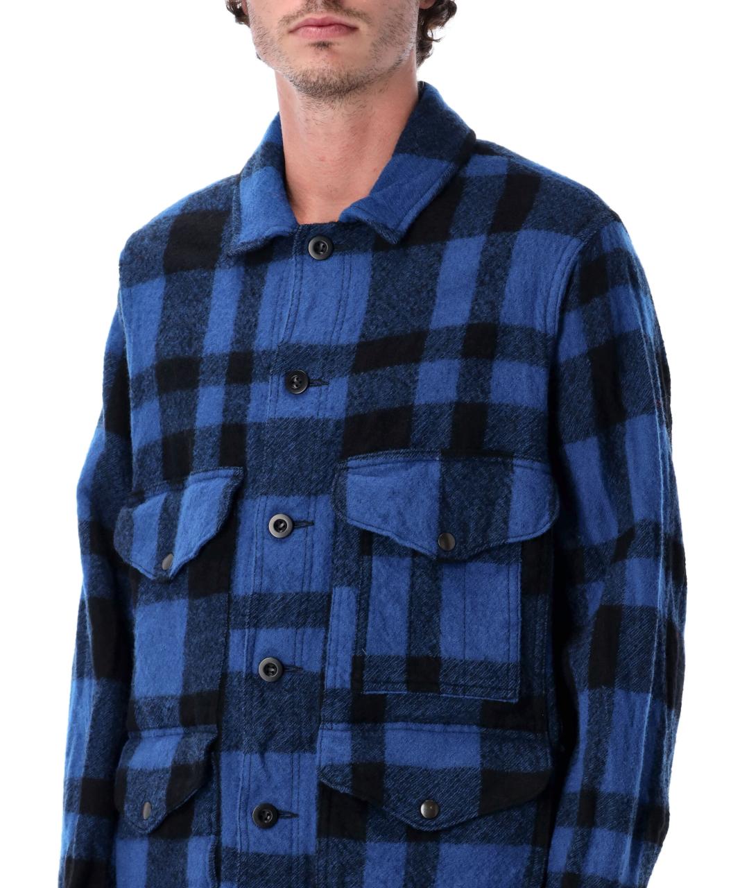 JUNYA WATANABE Синяя шерстяная куртка, фото 3