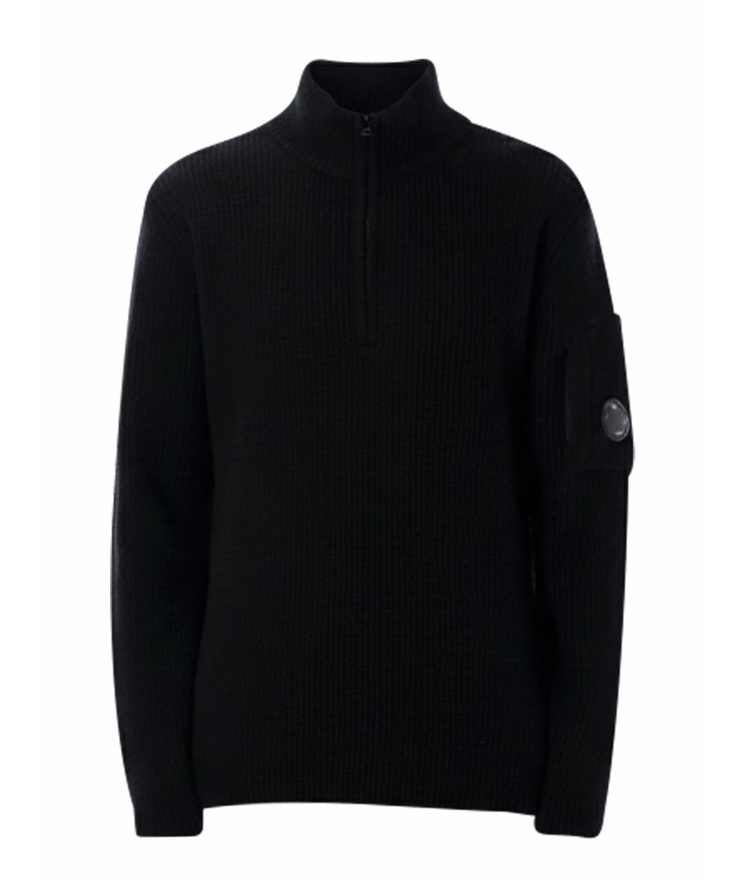 CP COMPANY Черный шерстяной джемпер / свитер, фото 1