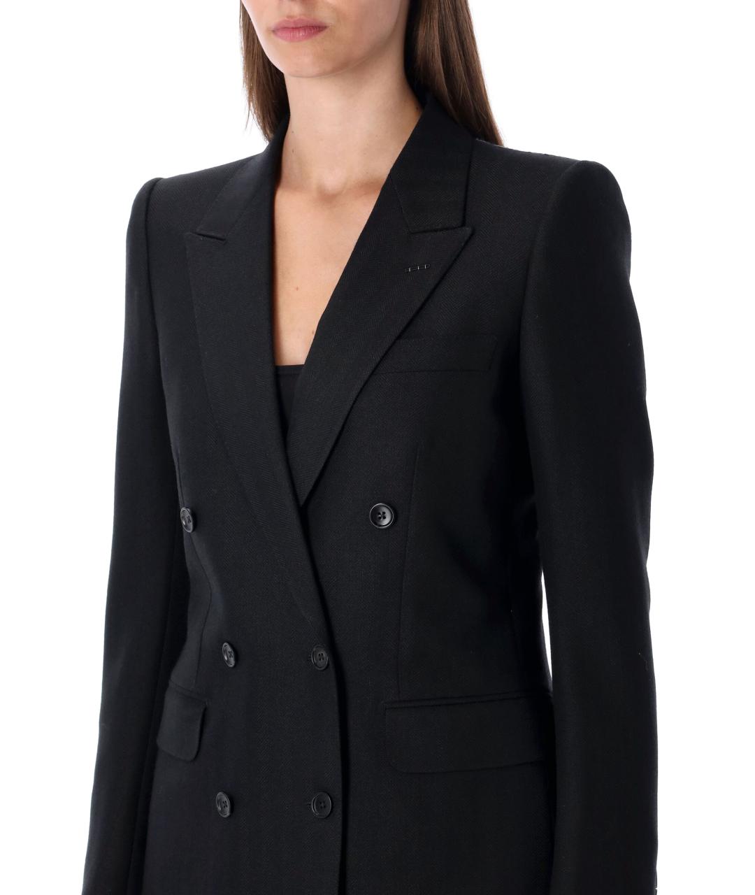 TOM FORD Черный шерстяной жакет/пиджак, фото 4