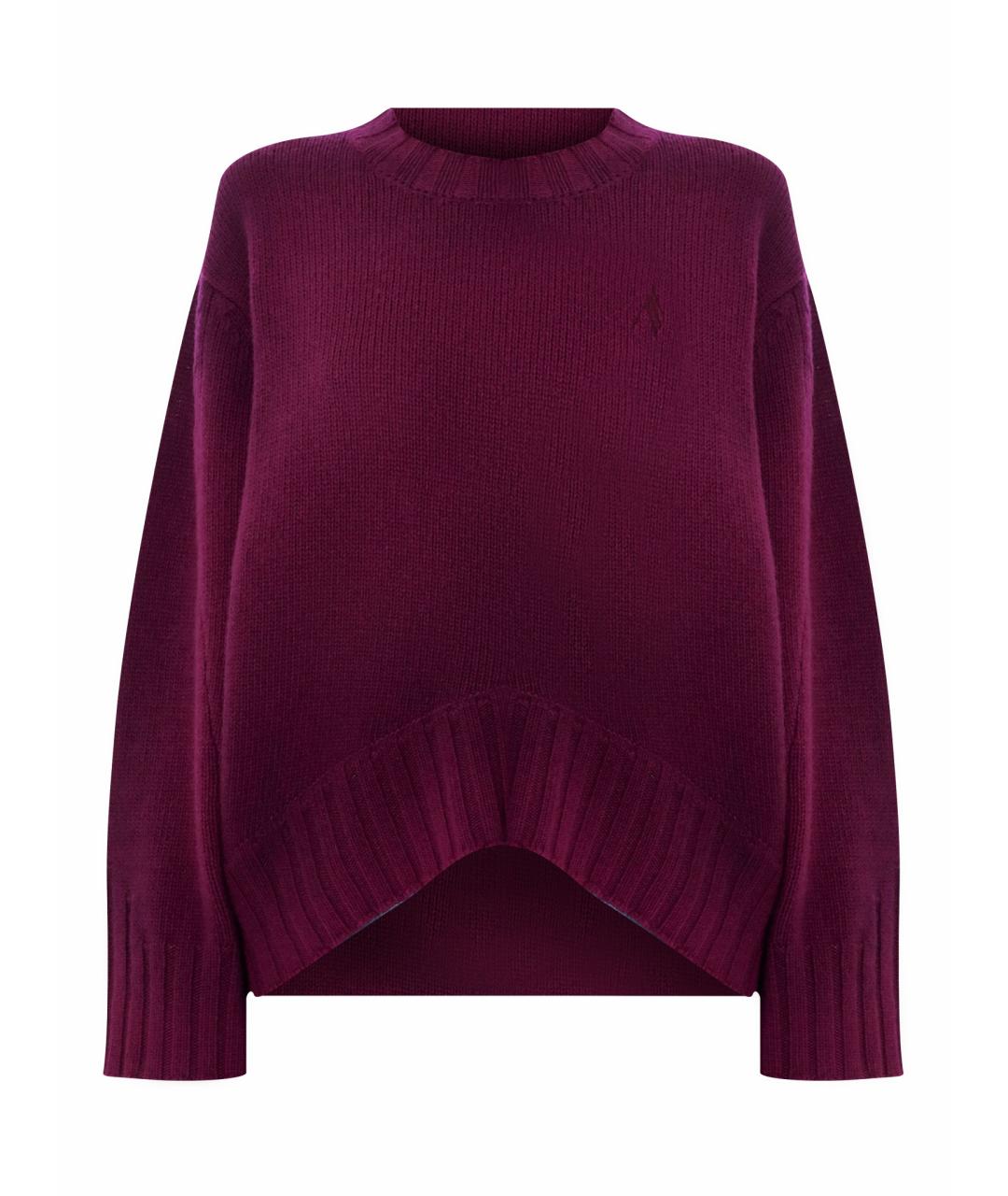 THE ATTICO Фиолетовый шерстяной джемпер / свитер, фото 1