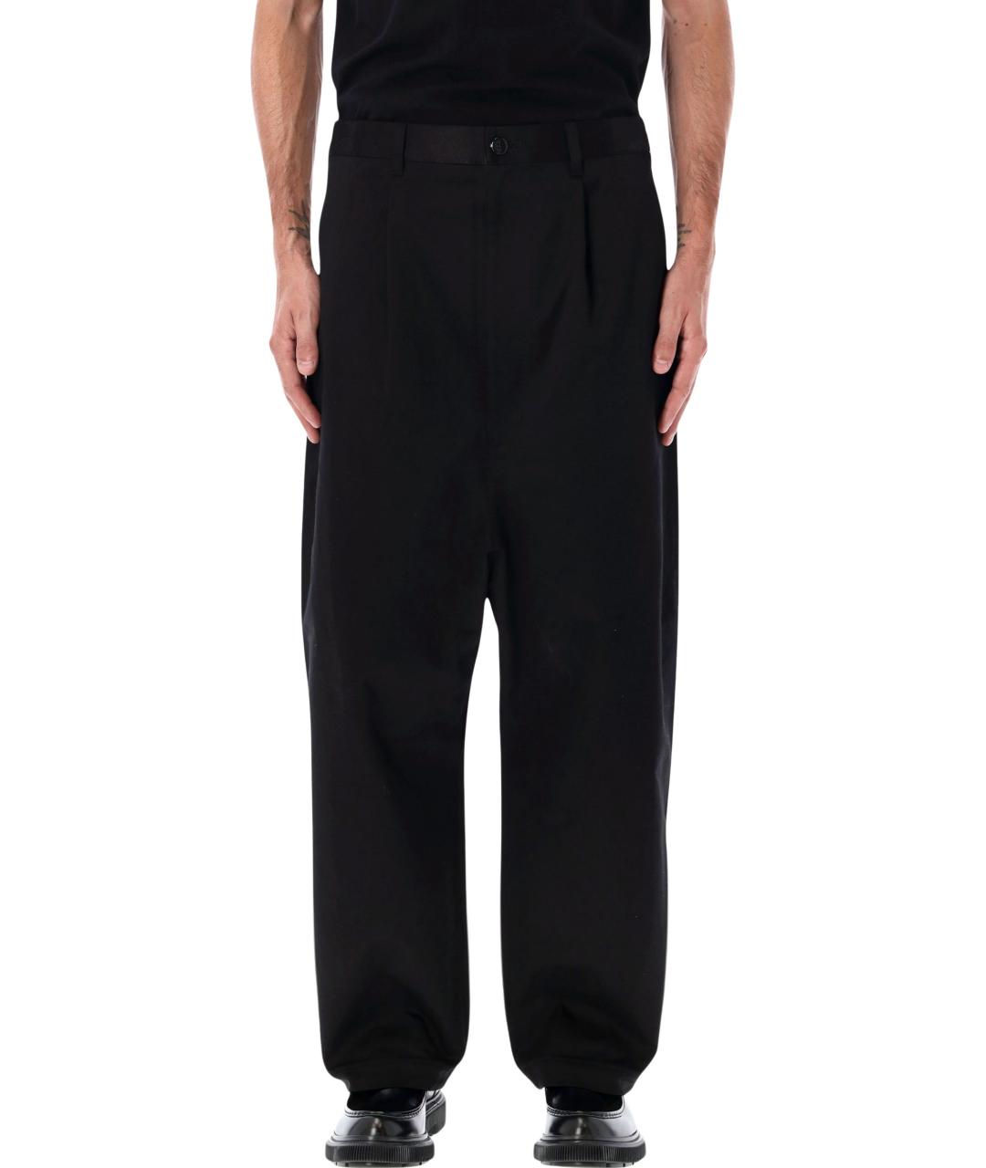 JUNYA WATANABE Черные хлопковые повседневные брюки, фото 1