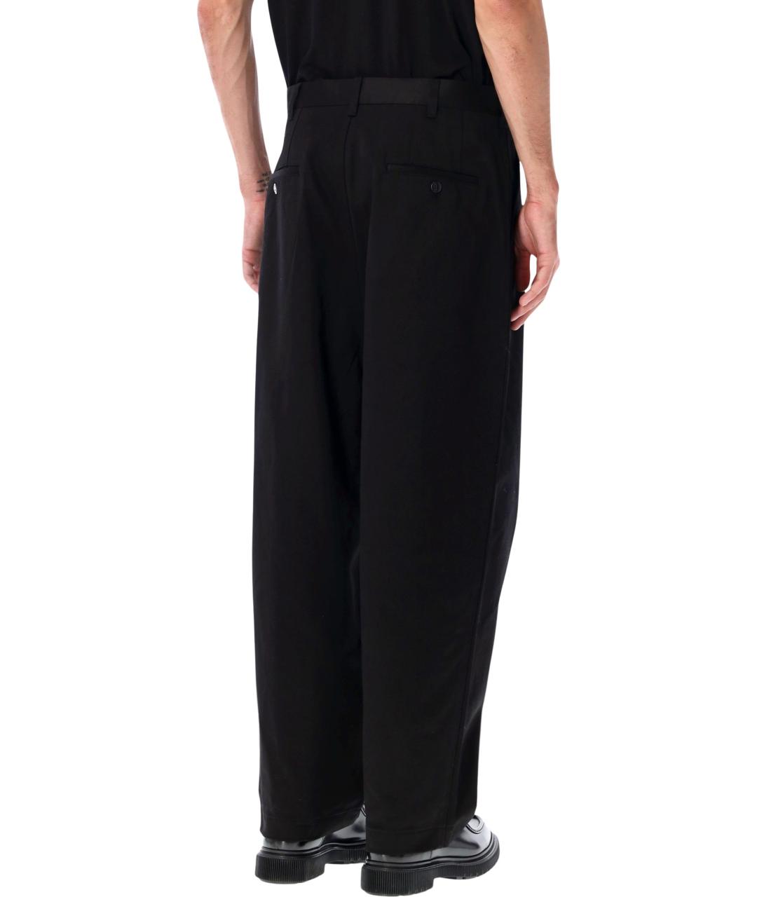 JUNYA WATANABE Черные хлопковые повседневные брюки, фото 2