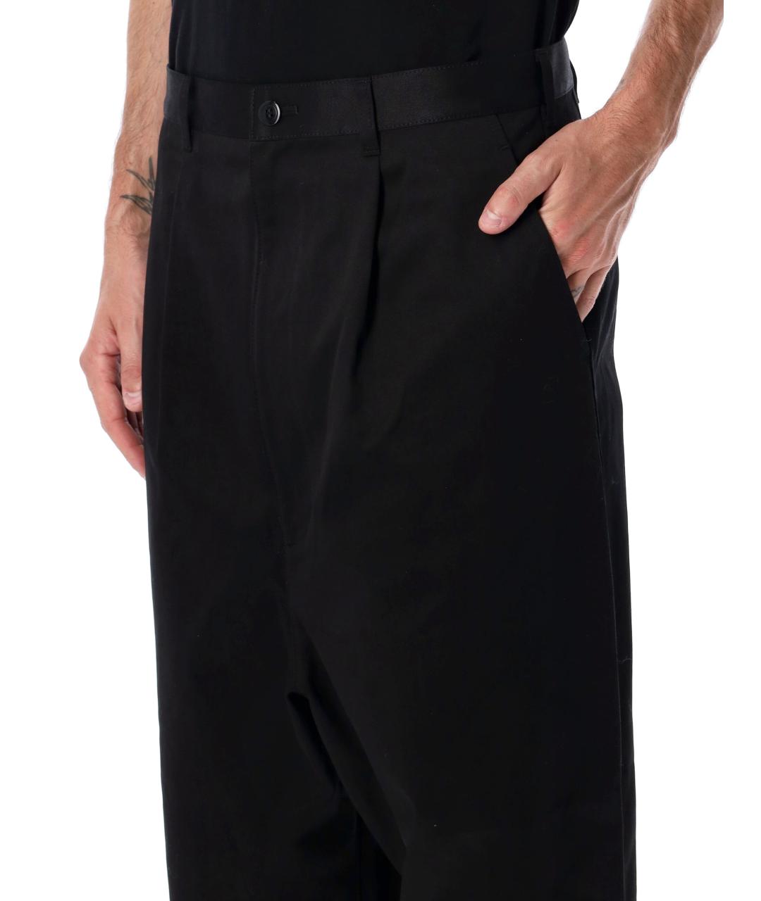 JUNYA WATANABE Черные хлопковые повседневные брюки, фото 3