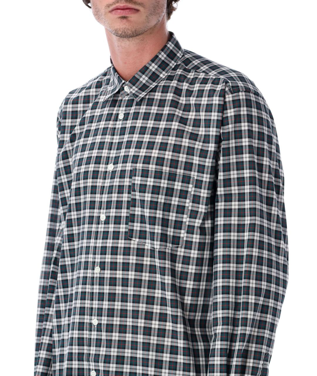 COMME DES GARÇONS Мульти хлопковая кэжуал рубашка, фото 4