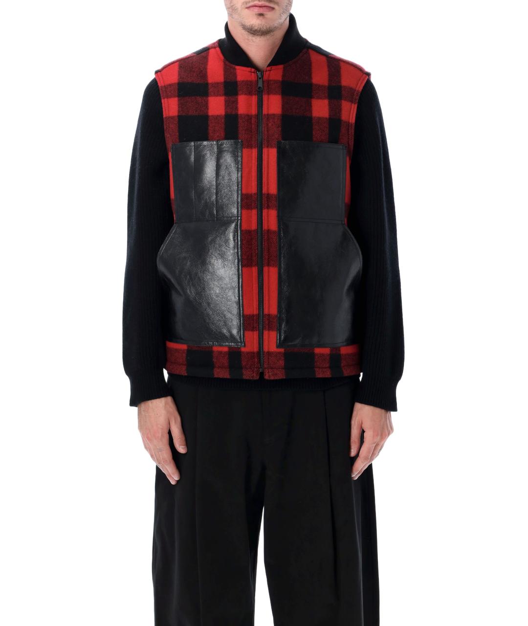 JUNYA WATANABE Мульти шерстяной жилет, фото 4