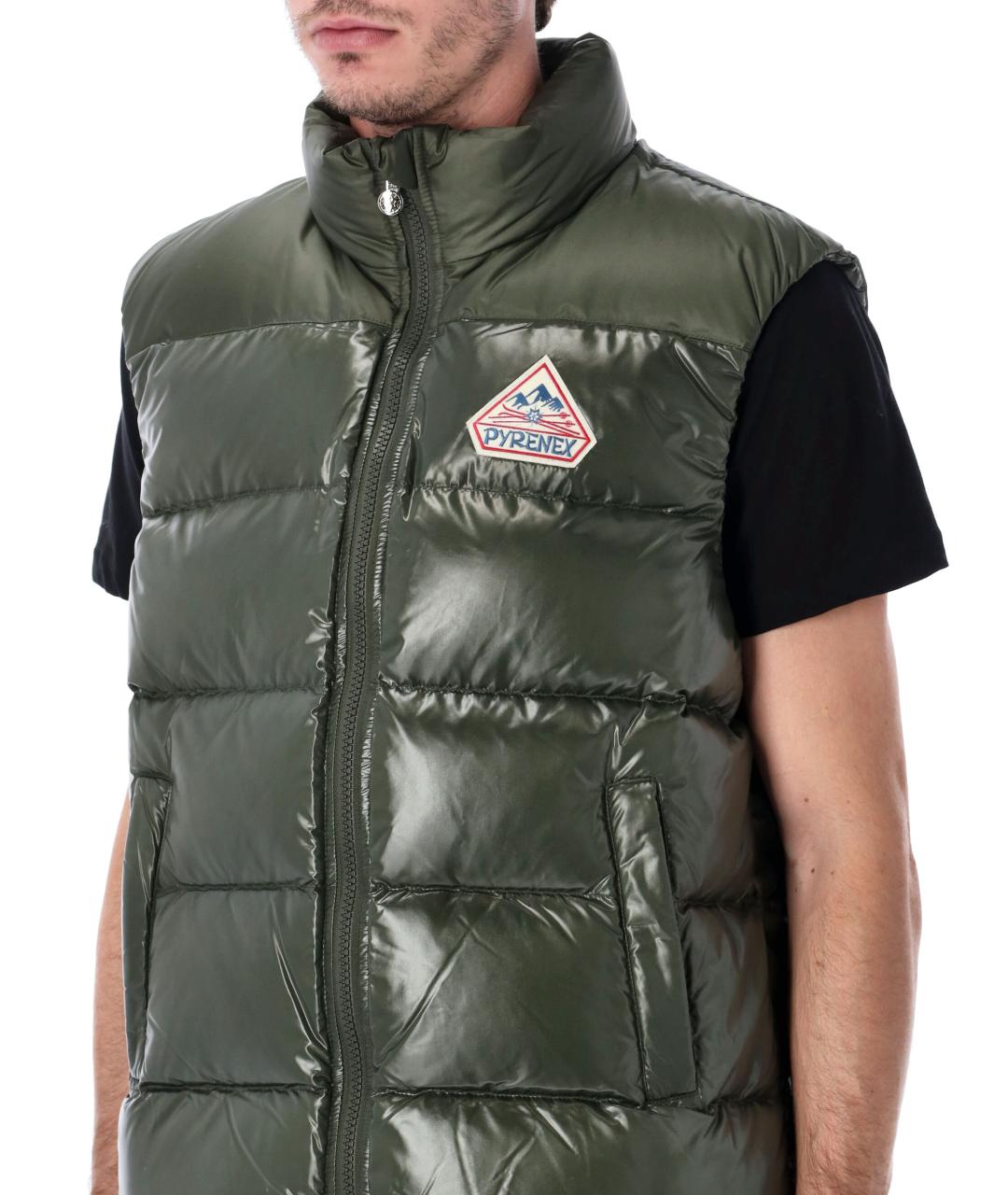 PYRENEX Хаки полиамидовый жилет, фото 3
