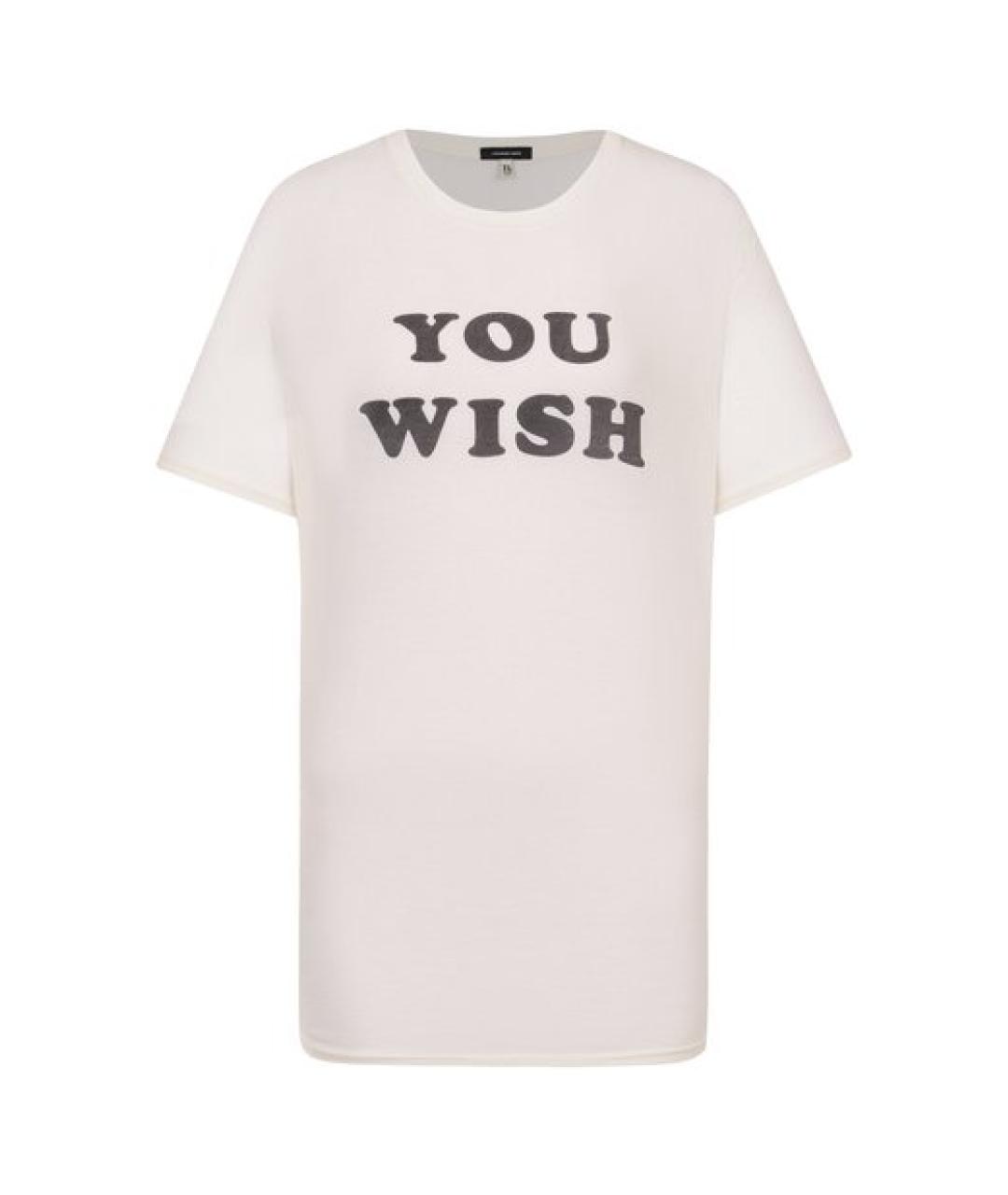 R13 Бежевая хлопковая футболка, фото 1