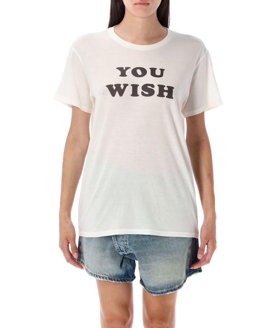 R13 Бежевая хлопковая футболка, фото 2