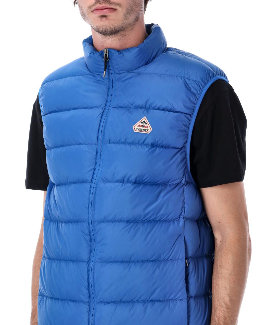 PYRENEX Синий полиамидовый жилет, фото 3