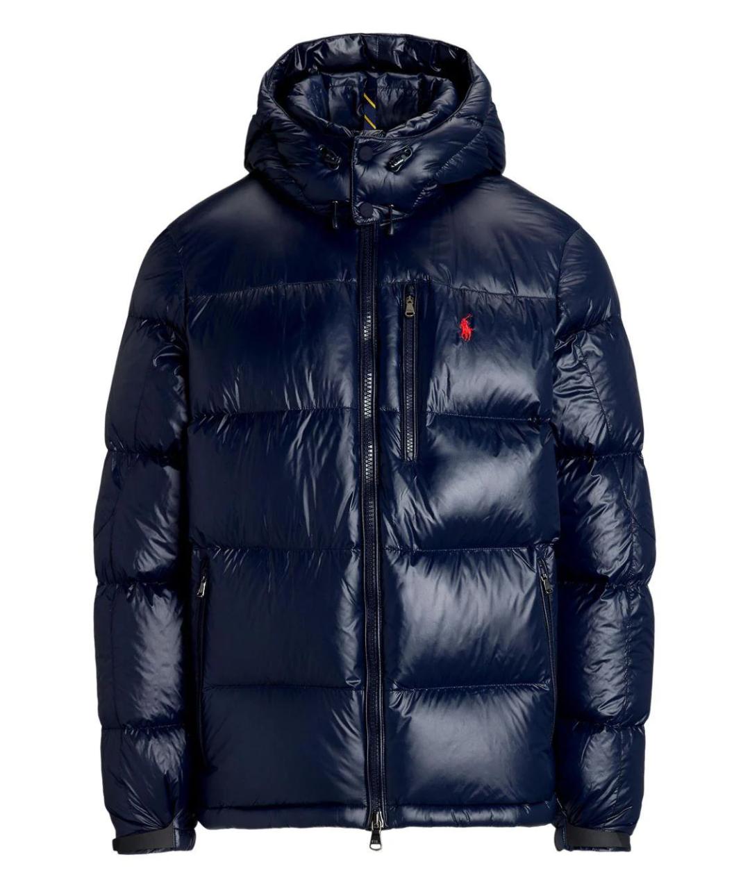 POLO RALPH LAUREN Синий полиамидовый пуховик, фото 1